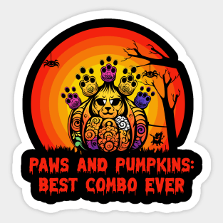 Paws & Pumpkins Best Halloween Dog Ever! Sticker